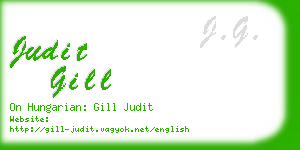 judit gill business card